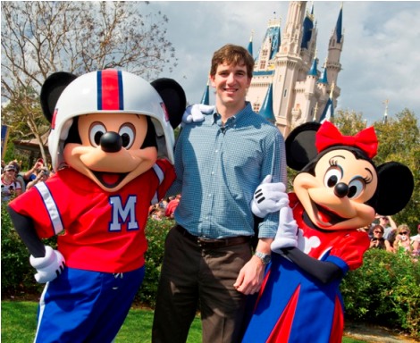 Oh you knowthe SuperBowl MVP at Disney World with Mickey and Minnie