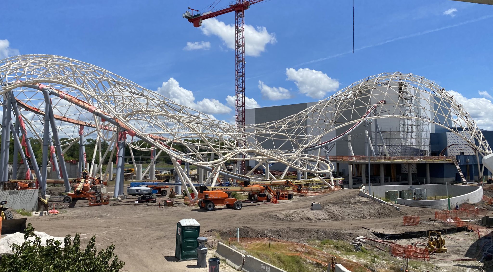 Photos TRON Roller Coaster Construction at Magic Kingdom 6/2/21 WDW