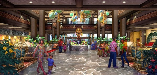 disneys polynesian village resort lobby