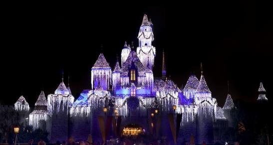 Sleeping Beauty Castle Christmas