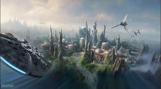 Concept Art Star Wars Land