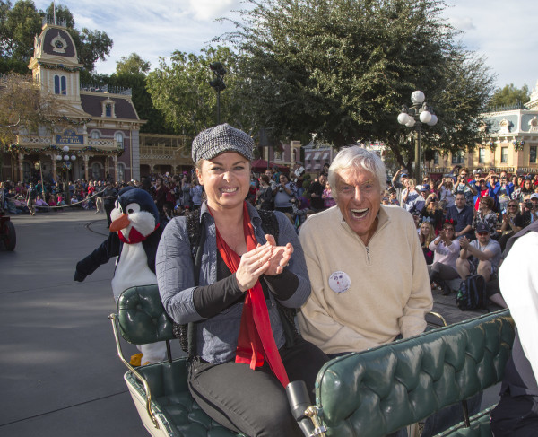 DICK VAN DYKE CELEBRATES 90TH BIRTHDAY AT DISNEYLAND-- Disney Legend Dick Van Dyke celebrates his 90th birthday with friends and family at Disneyland park in Anaheim, Calif., on Sunday, Dec. 13. Van Dyke's birthday celebration included a special presentation inside the Mary Poppins-themed eatery, Jolly Holiday Bakery Caf, and a cavalcade down Main Street, U.S.A., where thousands of Disneyland park guests serenaded the entertainment icon with "Happy Birthday." (Paul Hiffmeyer/Disneyland)