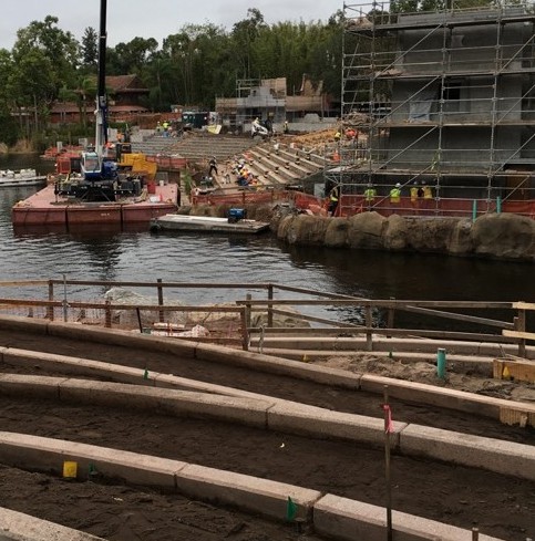 WDW Christmas 2015 Animal Kingdom Rivers of Light Construction (10)