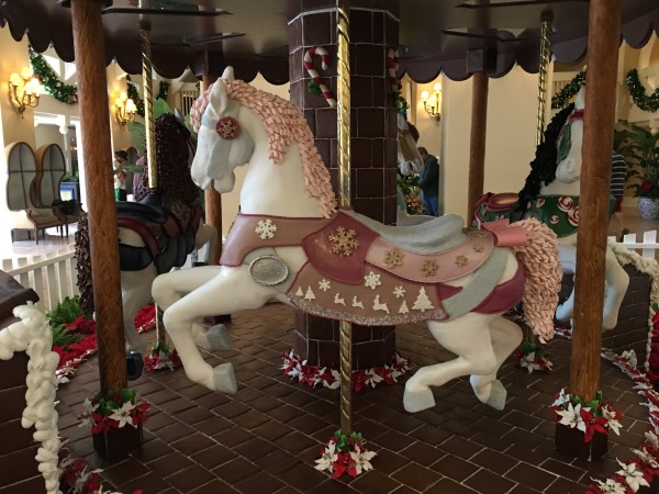 WDW Christmas Beach Club Gingerbread Carousel (3)