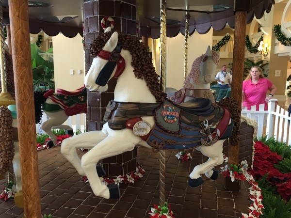 WDW Christmas Beach Club Gingerbread Carousel (6)