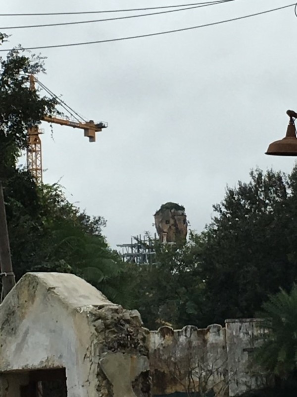 WDW Christmas 2015 Animal Kingdom Avatarland Construction