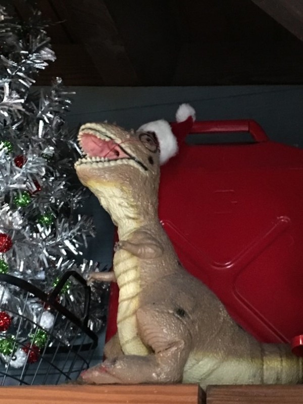 WDW Christmas 2015 Animal Kingdom Christmas Dinosaurs (1)